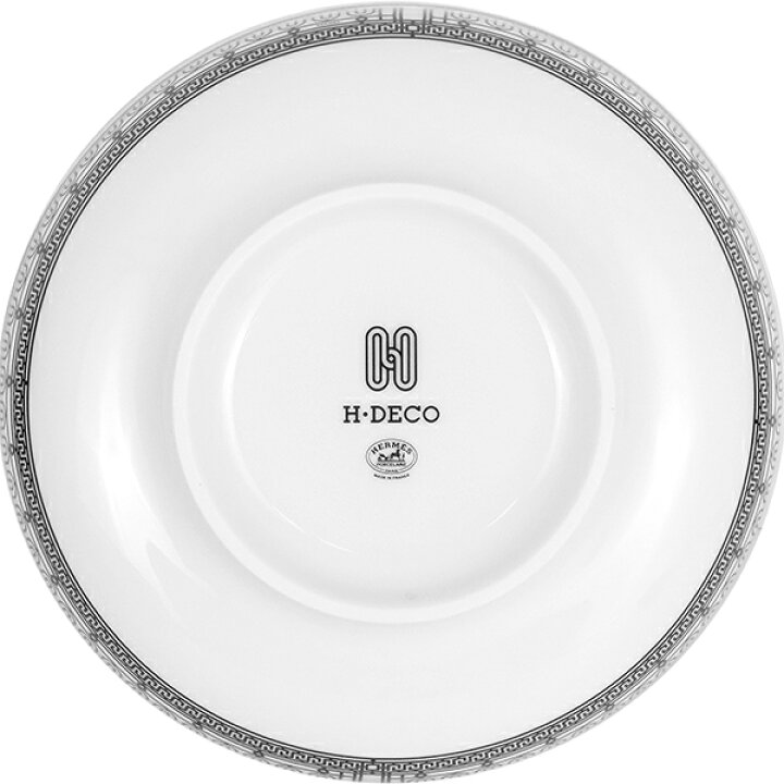楽天市場】エルメス 食器 サラダ ボウル 25cm Hデコ ホワイト ブラック  