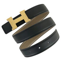 楽天市場】エルメス コンスタンス Hバックル ベルト ブラック ゴールド  