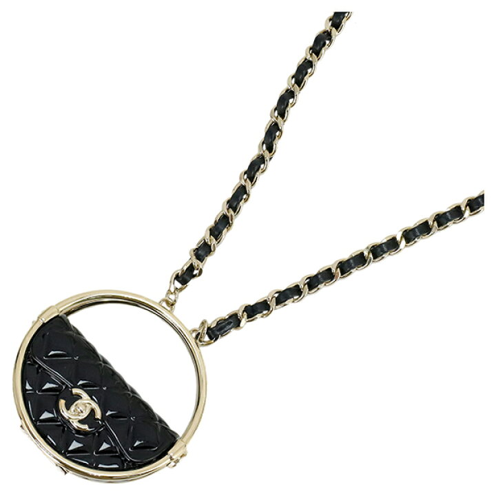 楽天市場】シャネル ネックレス バッグモチーフ ミラー付き メタル  