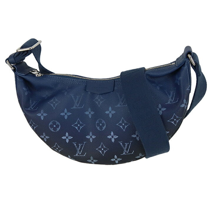 LOUIS VUITTON ショルダーバッグ ネイビー ルシーユGM モノグラムミニ 