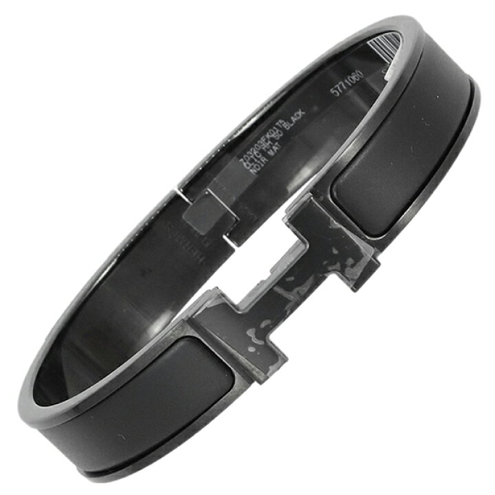 楽天市場】エルメス ブレスレット クリックHH ソーブラック 黒 メタル  