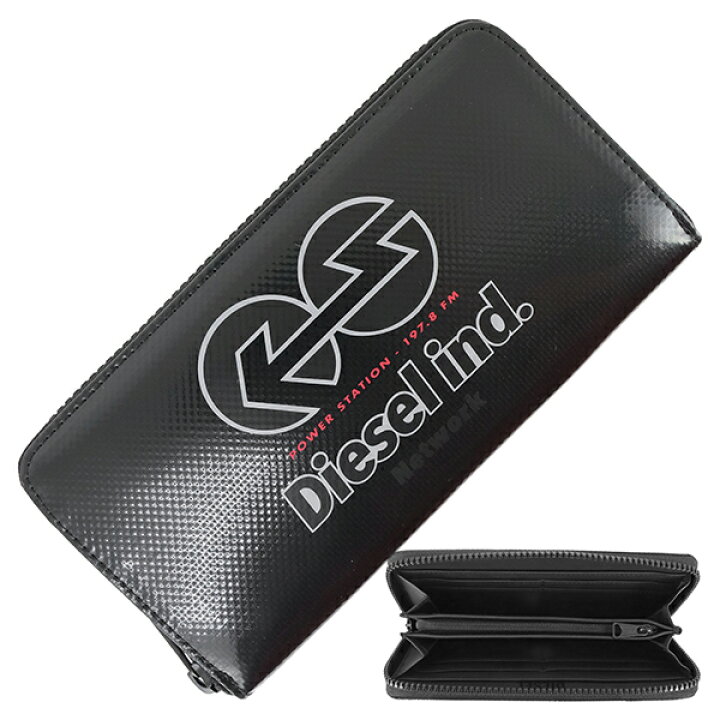 楽天市場】【新品】 ディーゼル 長財布 メンズ ロゴ ポリ塩化ビニル  