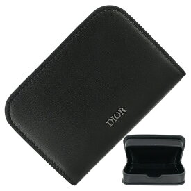 【10%OFF】 ディオール コインケース カーフレザー ブラック 黒 ロゴ Dior ディオール 小銭入れ メンズ ディオールオム 本革 ディオール 財布 ミニ財布 コンパクト 四角 ボックス型 BOX型 ブランド