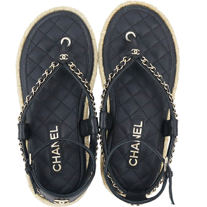 CHANEL サンダルスポーツサンダル 美品 37 23.5cm 