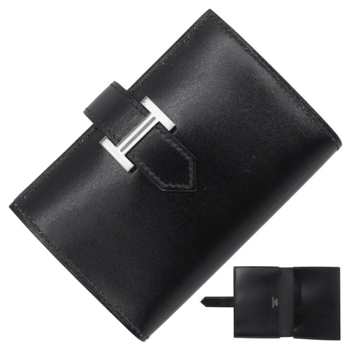 楽天市場】【未使用品】 エルメス カードケース ベアン ボックスカーフ  