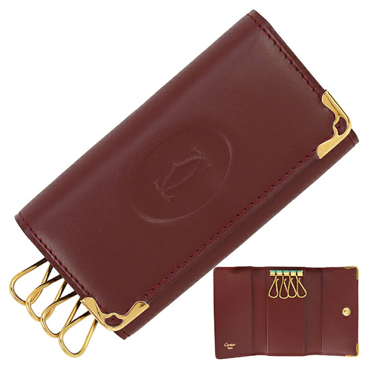 楽天市場】【未使用品】 カルティエ キーケース 4連 マスト ドゥ  