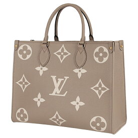 【新品】 ルイヴィトン オンザゴー MM モノグラム アンプラント バイカラー レザー トゥルトレール クレーム 2WAYバッグ ルイヴィトン トートバッグ LOUIS VUITTON ルイヴィトン ハンドバッグ レディース メンズ ミディアムサイズ ビジネスバッグ 本革 ハンドバック ブランド