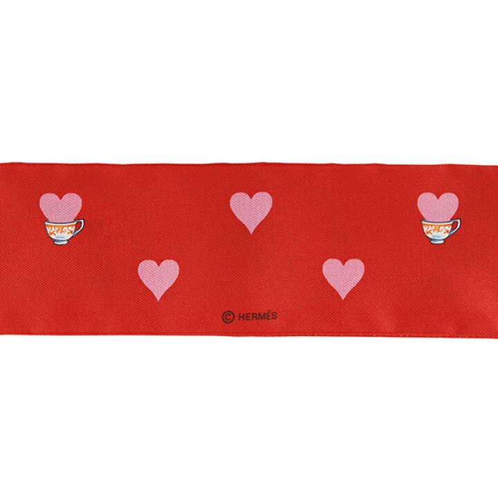 楽天市場】エルメス ツイリー スカーフ ティータイム シルク ルージュ  