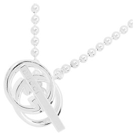 【10%OFF】 グッチ ネックレス ブリット トグル GG 216435 スターリングシルバー シルバー925 SV925 アクセサリー GUCCI グッチ ペンダント メンズ レディース GGロゴ 小物 シルバーアクセサリー シルバーネックレス NECKLACE ブランド