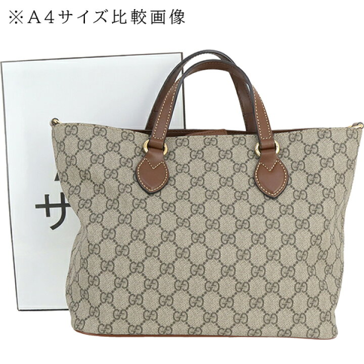 楽天市場】【美品】 グッチ トートバッグ GG スプリーム レザー 