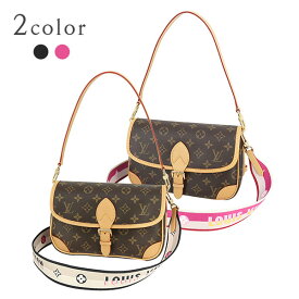 【5%OFF】 ルイヴィトン ショルダーバッグ ディアヌ NM PM モノグラム レザー ブラウン 2色 2カラー 2WAYバッグ LOUIS VUITTON ルイヴィトン ハンドバッグ レディース クロスボディバッグ ワンショルダー セミショルダー フラップ ハンドバック ブランド