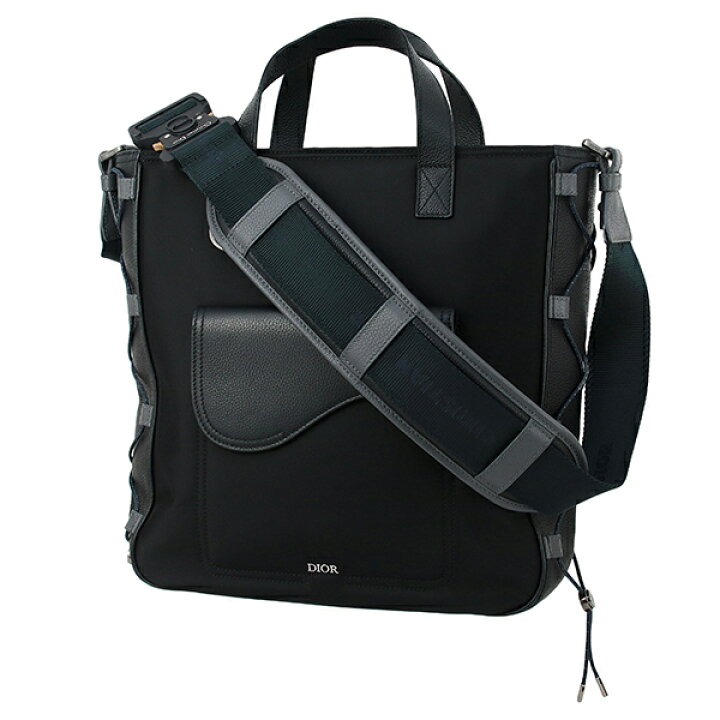 楽天市場】ディオール × サカイ サドル 2WAYバッグ ナイロン レザー  