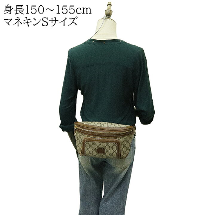 楽天市場】【未使用品】 グッチ ボディバッグ GG ラージ ベルトバッグ 