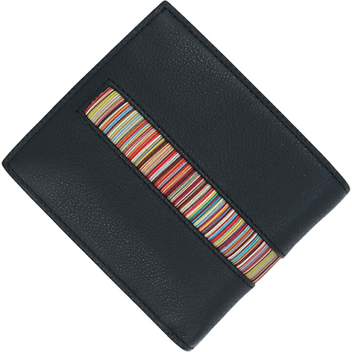 楽天市場】ポールスミス 二つ折り財布 マルチストライプ ライン カーフ  