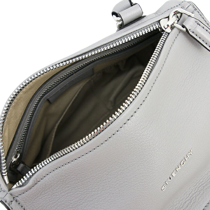 楽天市場】ジバンシー パンドラ スモール カーフレザー パールグレー  