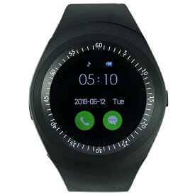 【30%OFF】 E-SPACE スマートウォッチ 40mm メンズ レディース 腕時計 ラバーベルト ESP05WT ブラック系 Wifiテザリング Bluetoothテザリング 通話可能 Android4.4 ブルートゥース アンドロイド ビッグフェイス おしゃれ デジタル腕時計 ブランド プレゼント