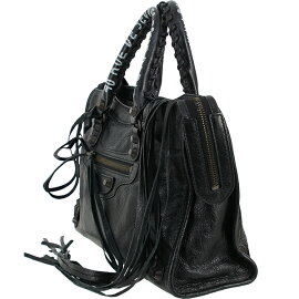 BALENCIAGA Shoulder Bag Handbag Triangle Duffel XS 2WAY Bag Calf Leather Black Black Ladies Diagonal Shoulder Cute Fashionable Pochette Triangle Handbag Back HANDBAGBAG Brand New Free Shipping