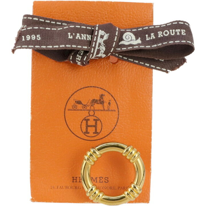 楽天市場】【美品】 エルメス スカーフリング ブーエ メタル GP  