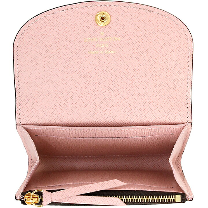 楽天市場】【5%OFF】 ルイヴィトン 財布 ポルトモネ ロザリ ダミエ  