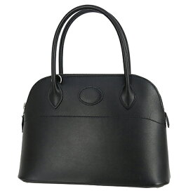 【5%OFF】 エルメス ボリード 27 シャモニー ブラック 黒 シルバー金具 HERMES エルメス ハンドバッグ レディース 本革 レザー ミニバッグ ハンドバック バック HANDBAG BAG ブランド 中古