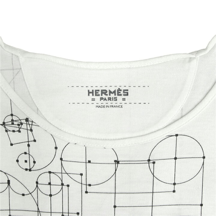 楽天市場】エルメス Tシャツ レディース 34サイズ コットン ホワイト  