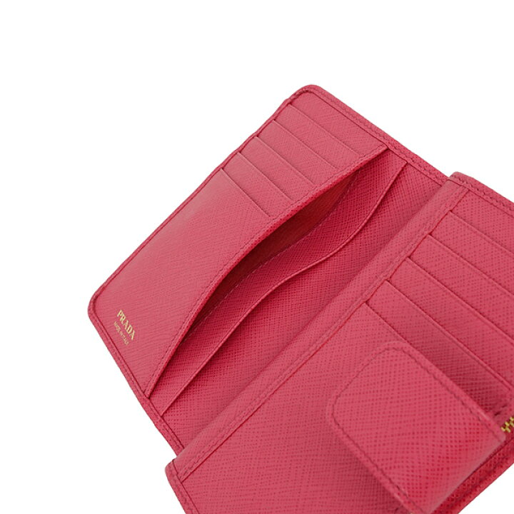 楽天市場】【新品】 プラダ 二つ折り財布 コンパクトウォレット L字 