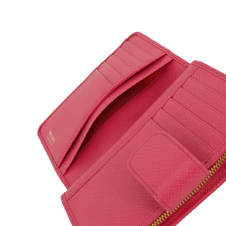 楽天市場】【新品】 プラダ 二つ折り財布 コンパクトウォレット L字  