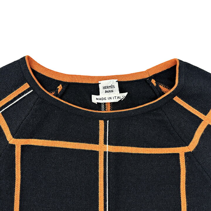 楽天市場】【30%OFF】 エルメス 半袖ニット チェック 36サイズ  
