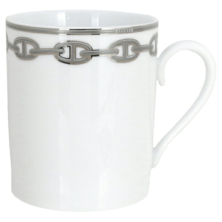 楽天市場】【5%OFF】 エルメス マグカップ シェーヌダンクル プラチナ  