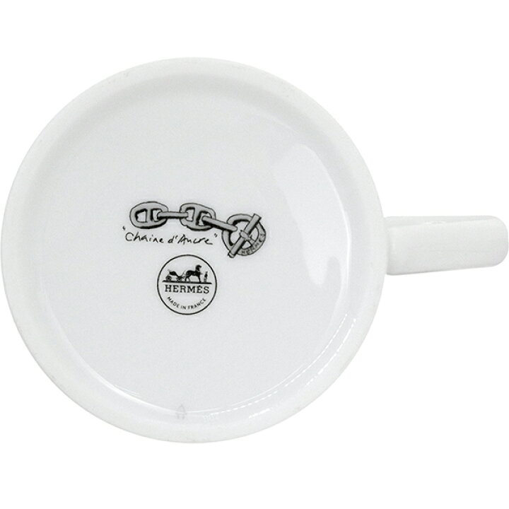 楽天市場】【新品】 エルメス マグカップ シェーヌダンクル プラチナ  
