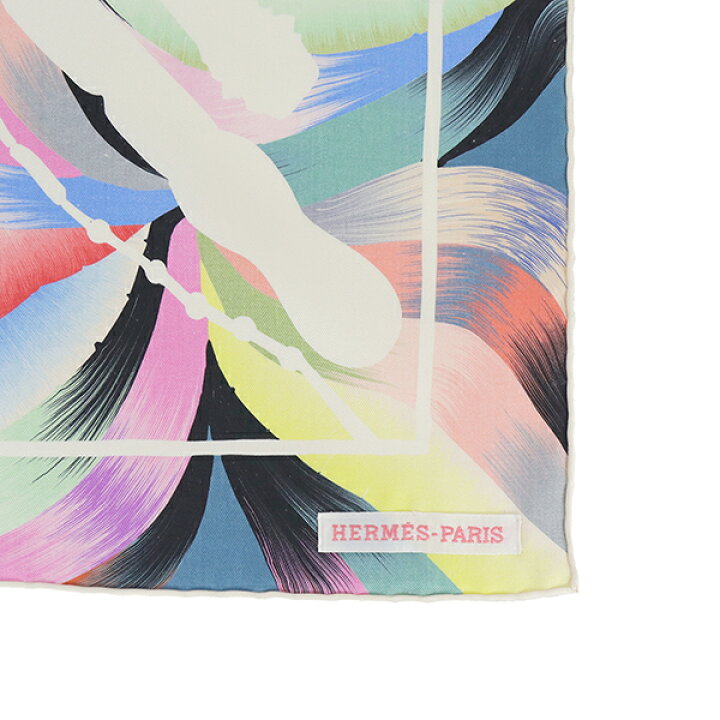 楽天市場】エルメス スカーフ カレ 90 鞭とグリップ マーブルシルク  