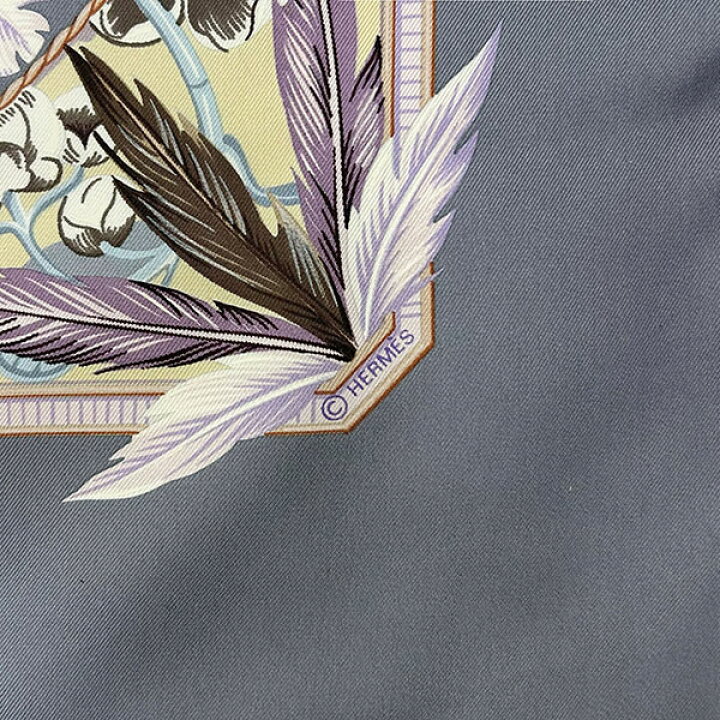 楽天市場】【未使用品】 エルメス スカーフ カレ 90 アマゾニア シルク  
