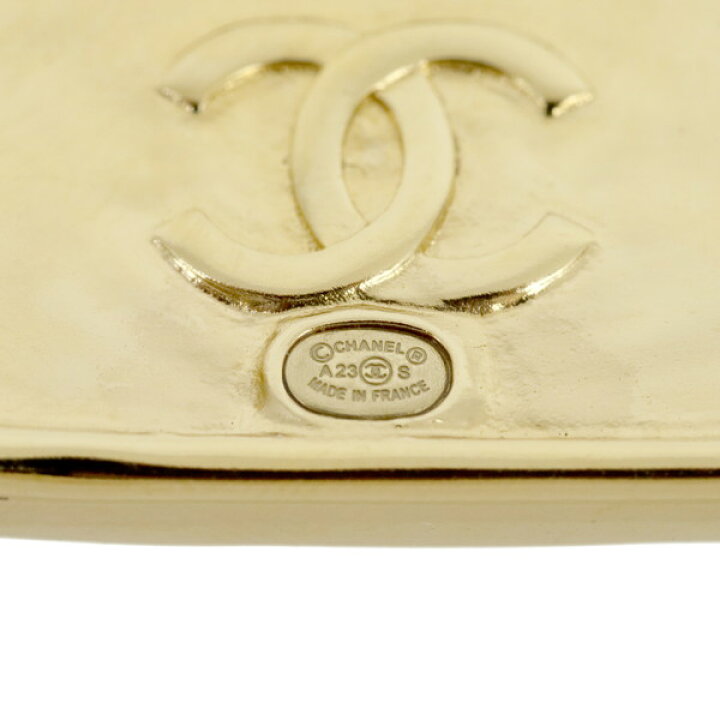 楽天市場】【5%OFF】 シャネル バレッタ CHANELロゴ GP レザー  