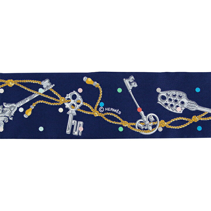 楽天市場】エルメス ツイリー スカーフ レクレアポア Les Cles a Pois  