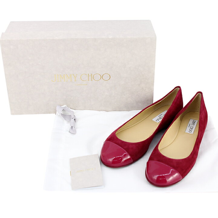 楽天市場】JIMMY CHOO ジミーチュウ フラットシューズ 36 約23cm 