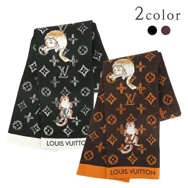 楽天市場】【5%OFF】 ルイヴィトン スカーフ バンドー キャット 