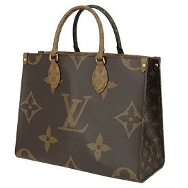 【5%OFFクーポン】 ルイヴィトン オンザゴー MM ジャイアント モノグラム リバース ブラウン 2WAYバッグ ルイヴィトン トートバッグ LOUIS VUITTON ルイヴィトン ショルダーバッグ ハンドバッグ ビジネスバッグ ハンドバッ