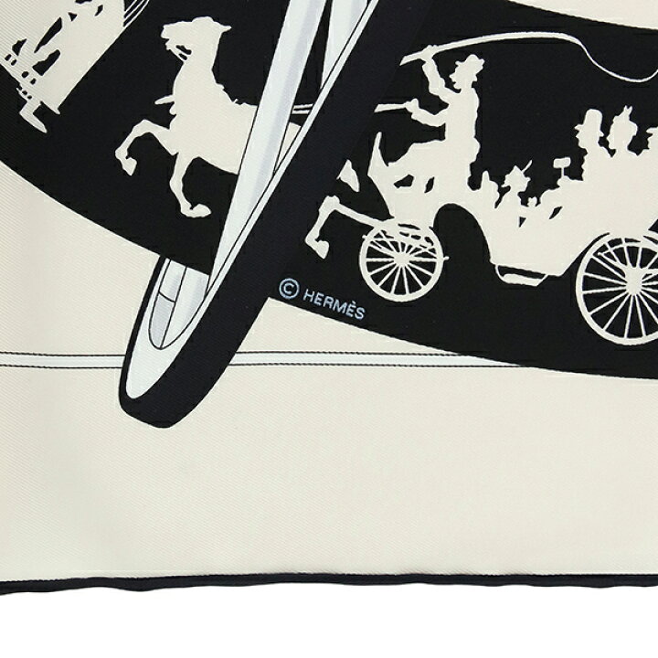 楽天市場】【5%OFF】 エルメス スカーフ カレ 70 車輪でめぐるパリ 