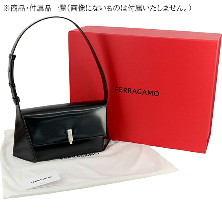 楽天市場】【美品】 フェラガモ ショルダーバッグ カーフレザー 