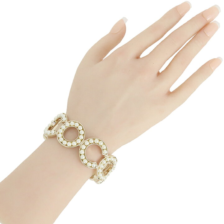 楽天市場】【10%OFF】 シャネル バングル COCOロゴ コスチュームパール 