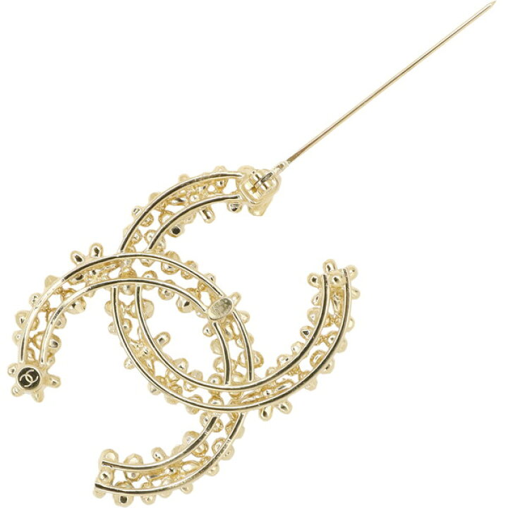 楽天市場】【新品】 シャネル ブローチ ココマーク フラワー メタル GP  