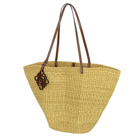 【10%OFF】 ロエベ トートバッグ シェル バスケットバッグ ミディアム アナグラム カーフレザー エレファントグラス ナチュラル ピーカン ロエベ カゴバッグ 籠 籐 LOEWE ロエベ ショルダーバッグ レディース ベージュ ブラウン サマーバッグ ロゴ ブランド