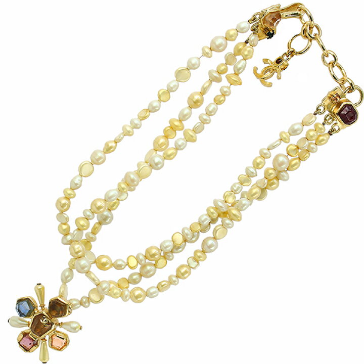 楽天市場】シャネル ネックレス ヴィンテージ グリポア コスチューム  