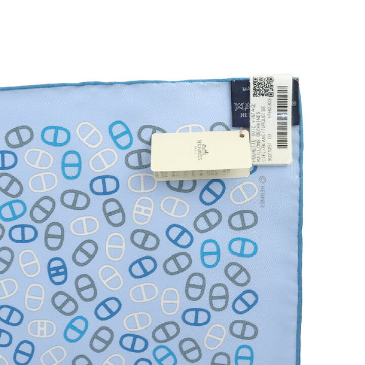楽天市場】【5%OFF】 エルメス ポケットチーフ 45 マイヨン デシェネ 