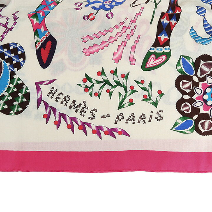 楽天市場】【新品同様】 エルメス ショール カレ ジェアン 140  