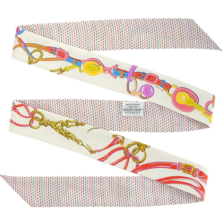 楽天市場】【未使用品】 エルメス ツイリー ロング ツインズ ブリッド 
