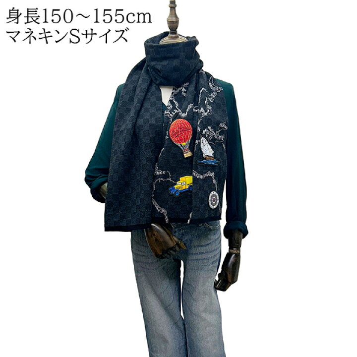 楽天市場】【美品】 ルイヴィトン マフラー エシャルプ プティ ダミエ  