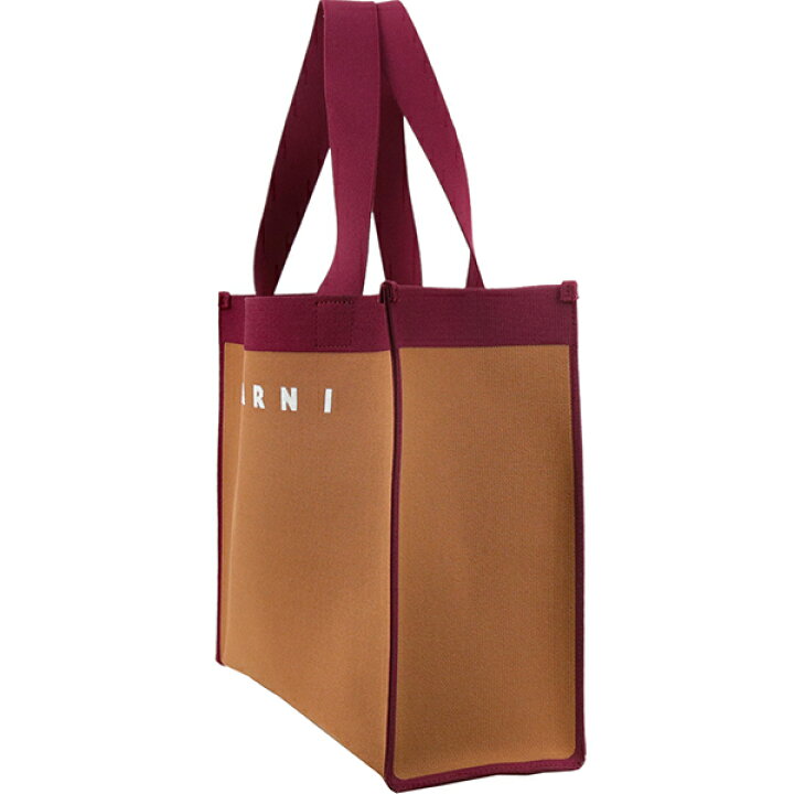 楽天市場】【新品】 マルニ トートバッグ MARNI ロゴ ポーチ付き 