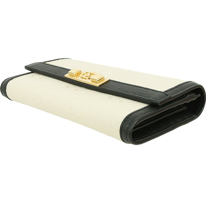 楽天市場】【未使用品】 グッチ 長財布 ロングフラップウォレット 