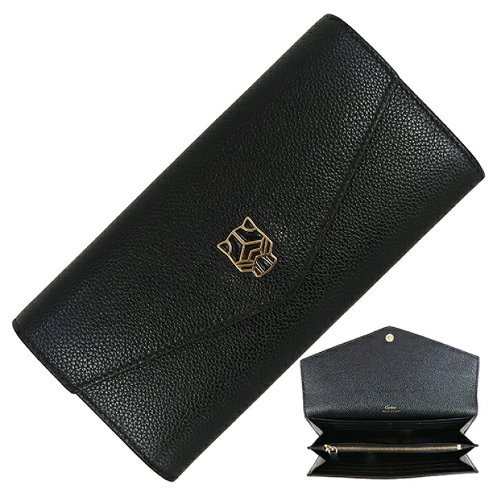 楽天市場】【10%OFF】 カルティエ 長財布 フラップ付 